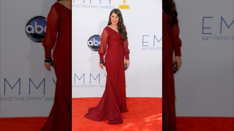 Mayim Bialik at the 64th Primetime Emmy Awards