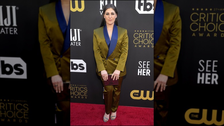 Mayim Bialik arrives to Critics' Choice Awards 2022