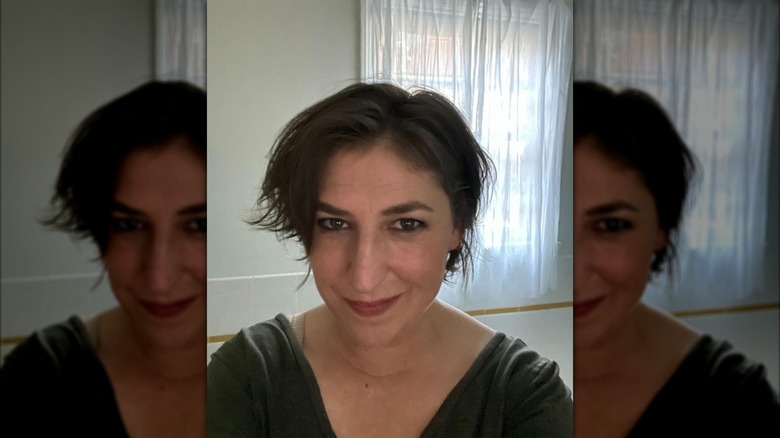 Mayim Bialik shows off her pixie-inspired haircut on Instagram