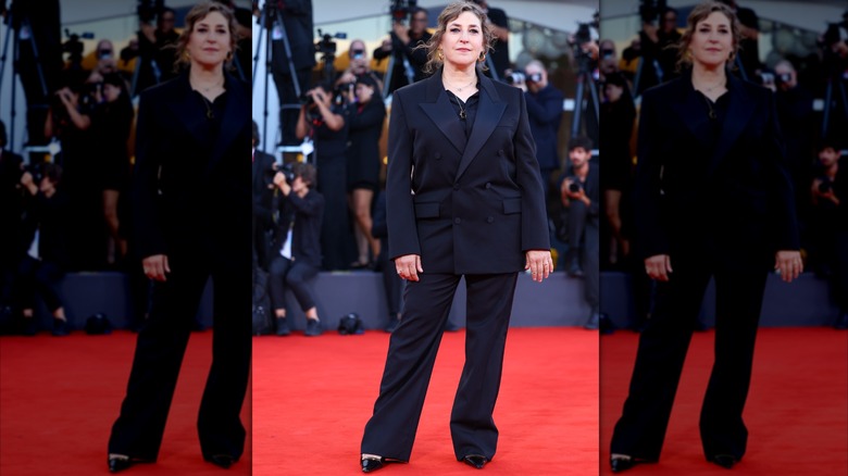 Bialik attends the 2025 Venice International Film Festival