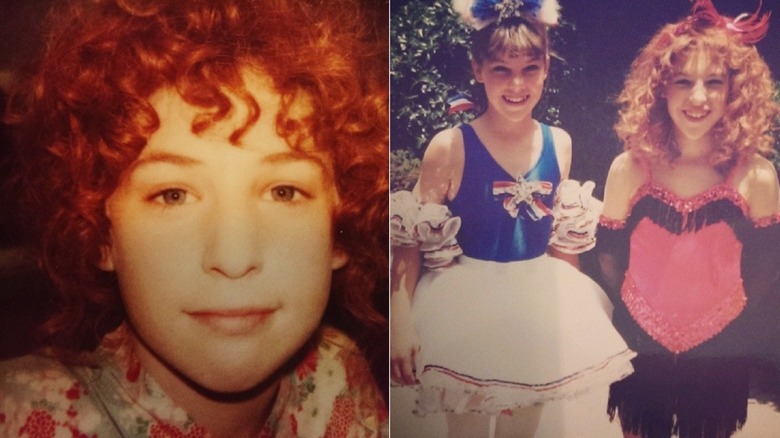 Mayim Bialik as a young C.C. in "Beaches"