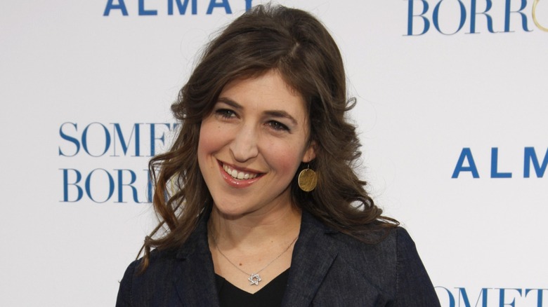 Bialik attends the premiere of "Something Borrowed"