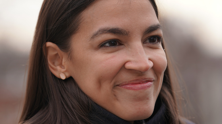 Alexandria Ocasio-Cortez smiling