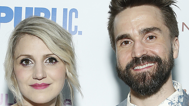 Annaleigh Ashford poses with husband Joe Tapper