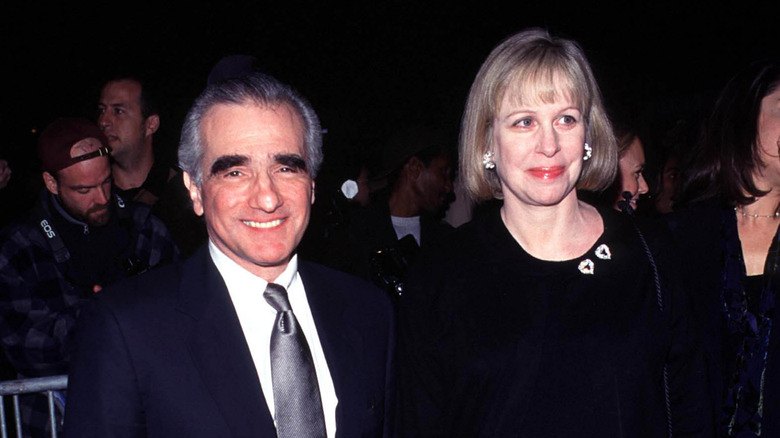 Martin Scorsese and Barbara De Fina at the Bringing Out The Dead premiere 