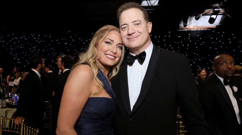 Brendan Fraser with Jeanne Moore