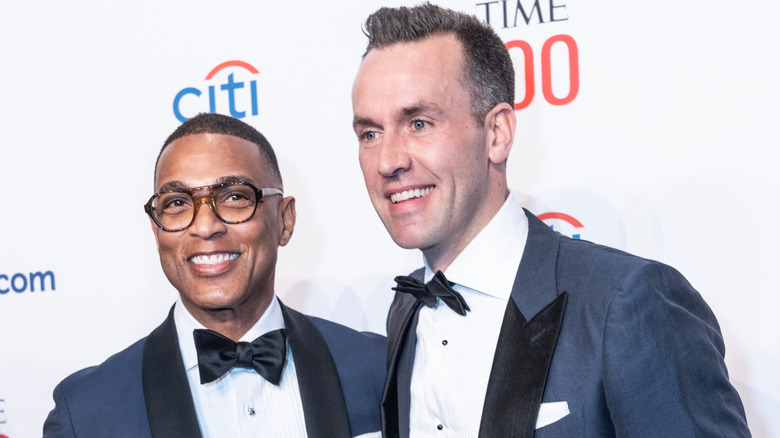 Don Lemon and Tim Malone wearing tuxedos
