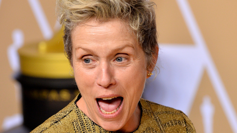 Frances McDormand in good spirits at the 2021 Oscars