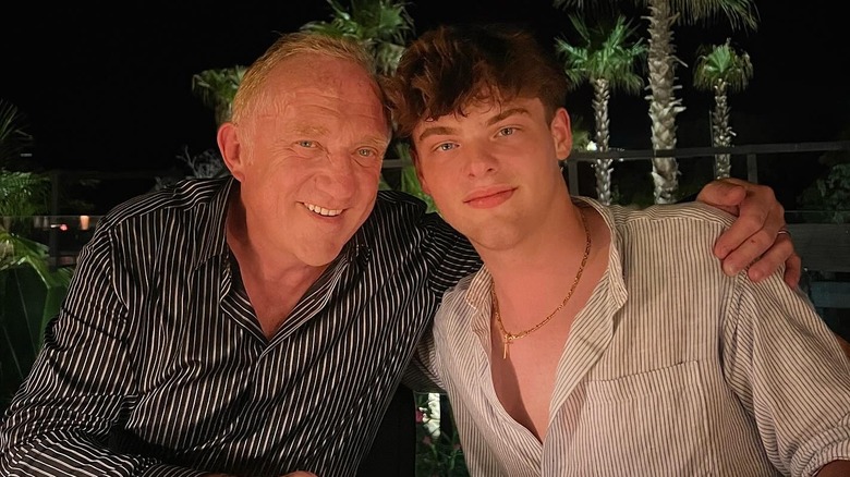 François-Henri Pinault with son Augustin