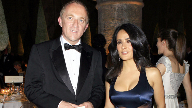 François-Henri Pinault and Salma Hayek at event