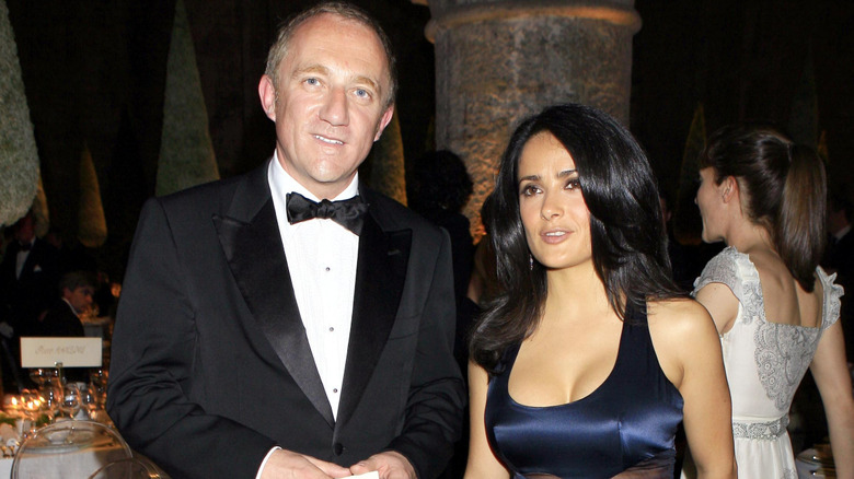 François-Henri Pinault and Salma Hayek at event