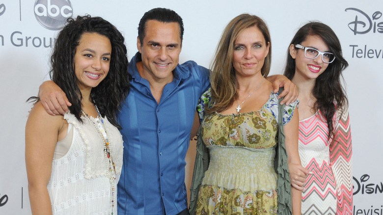 Maurice Benard and his wife Paula and kids