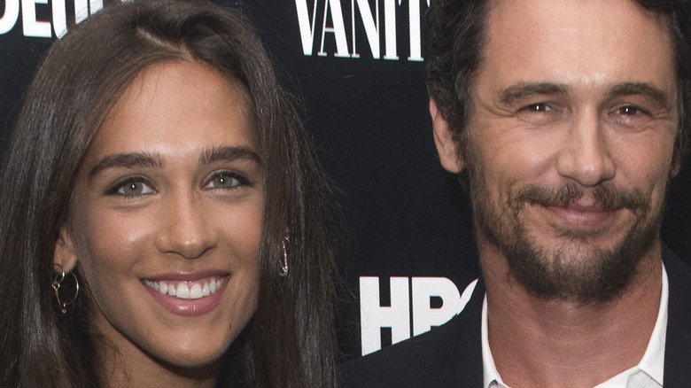 James Franco, Isabel Pakzad smiling