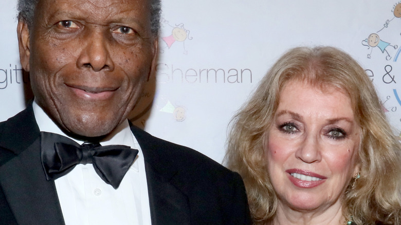 Sidney Poitier and Joanna Shimkus