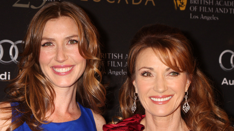 Katherine Flynn and Jane Seymour in 2012