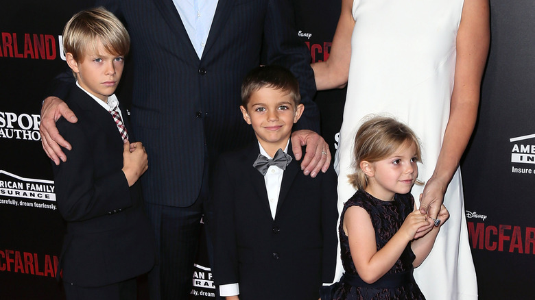 Kevin Costner's youngest kids