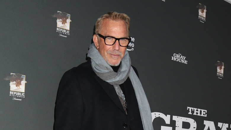 Kevin Costner smiling