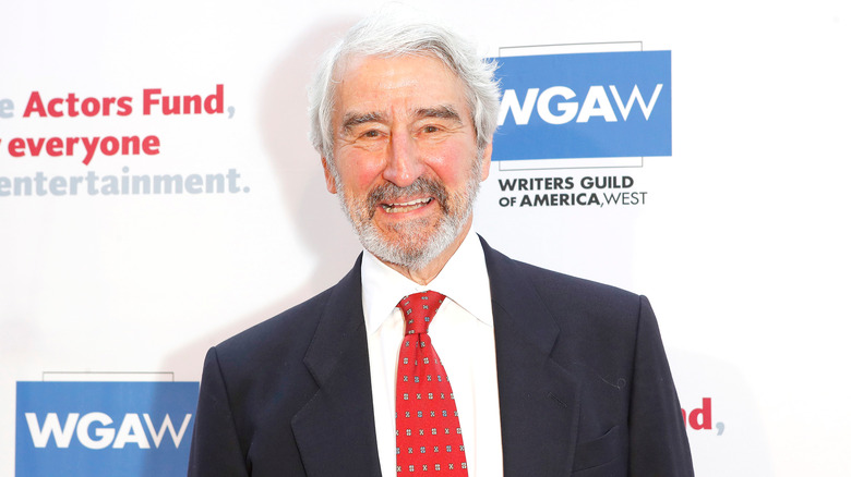 Sam Waterston posing at an event