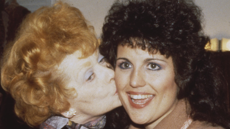 Lucille Ball and Lucie Arnaz