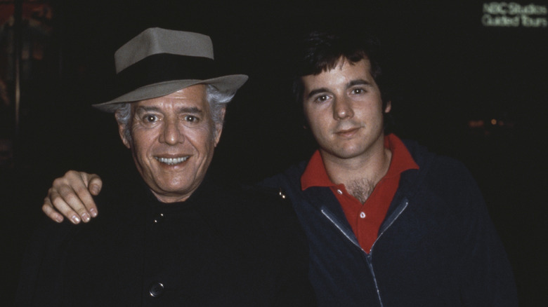 Desi Arnaz with Desi Arnaz Jr. in 1980.