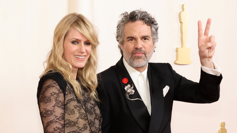 Sunrise Coigney and Mark Ruffalo posing