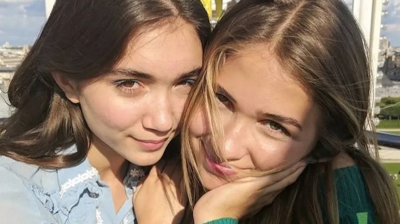 Rowan and Carmen Blanchard posing