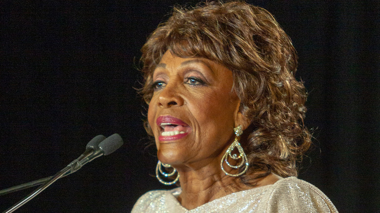 Maxine Waters Giving Speech