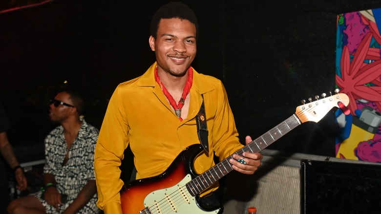 Messiah Harris with guitar 