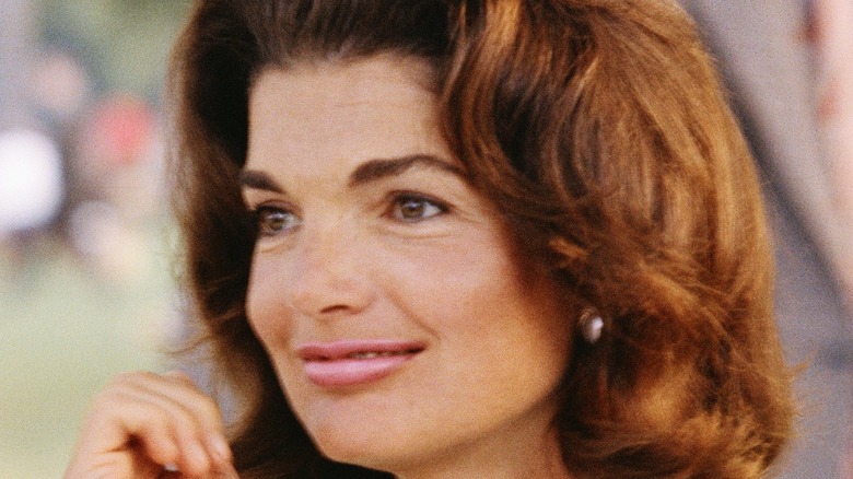 Jackie Kennedy smiling