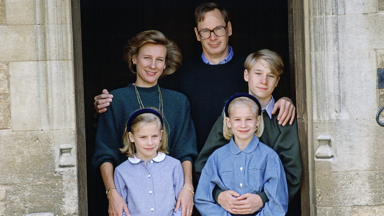 The Duke and Duchess of Gloucester and their three children