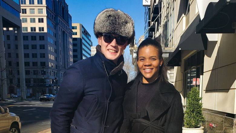 George Farmer and Candace Owens smiling