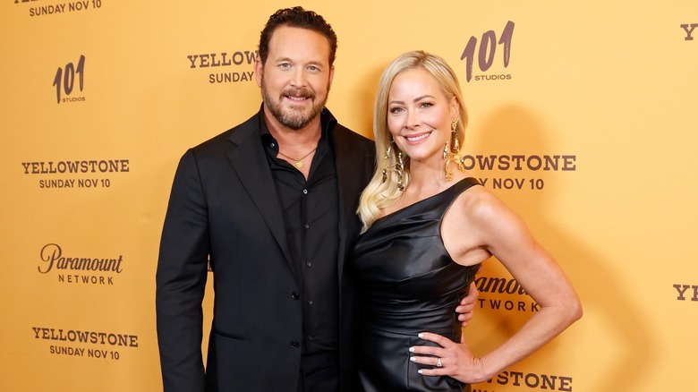 Cole Hauser and his wife Cynthia Daniels attends the 2024 premiere of "Yellowstone"