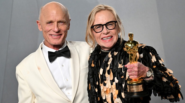 Ed Harris & Amy Madigan at the 2026 Academy Awards