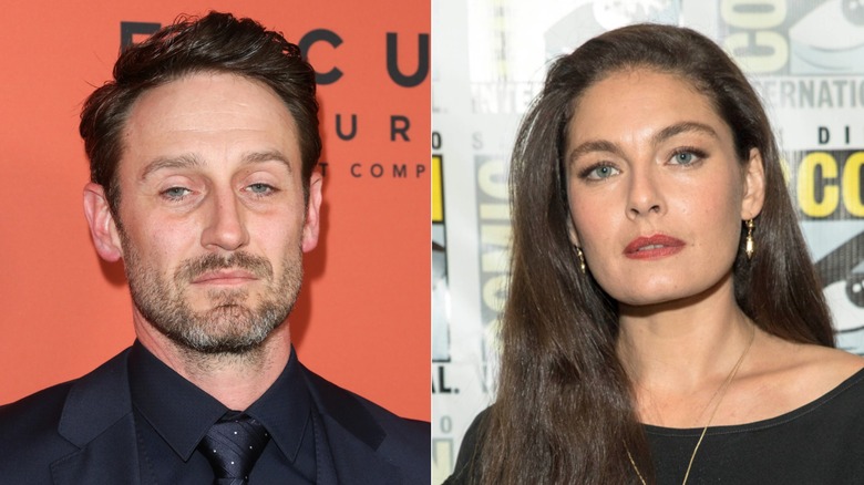Josh Stewart attends a movie premiere circa 2017 & Alexa Davalos attends Comic Con in 2018