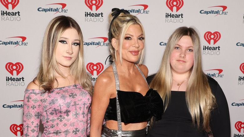 Tori Spelling and Stella and Hattie McDermott