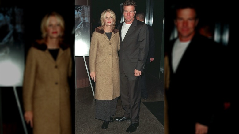 Dennis Quaid and Meg Ryan at the premiere of Savior.