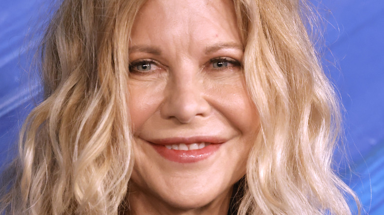 Meg Ryan smiling for photo