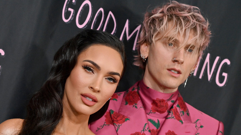 Megan Fox and MGK at Good Mourning premiere
