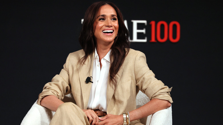 Meghan Markle smiling