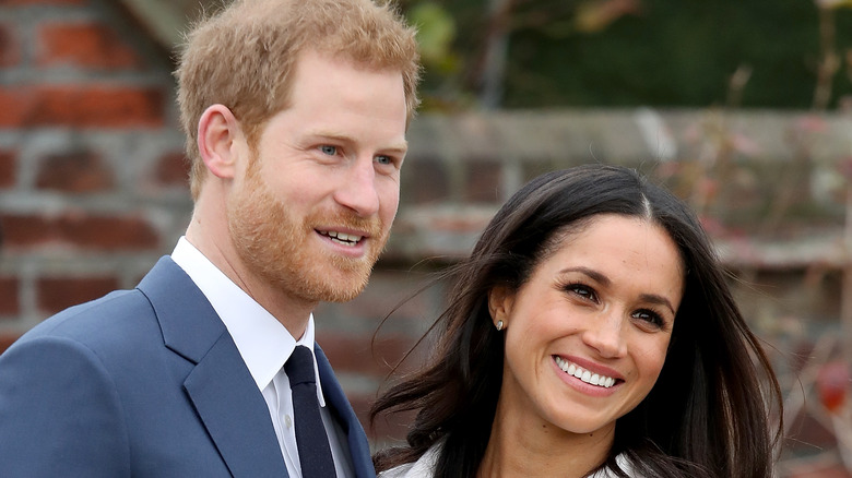 Prince Harry and Meghan Markle at a royal event