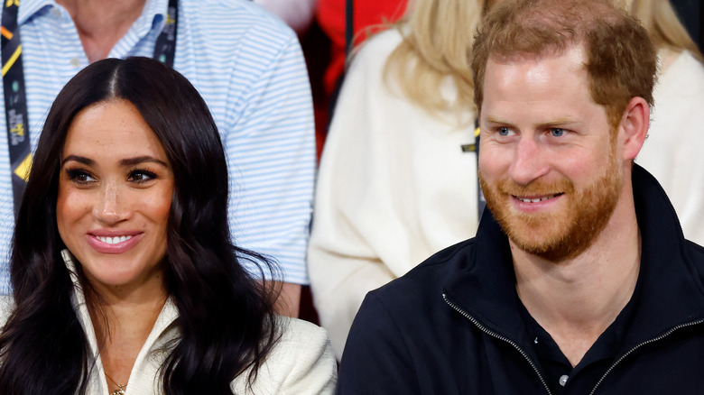 Meghan Markle and Prince Harry at the 2022 Invictus Games