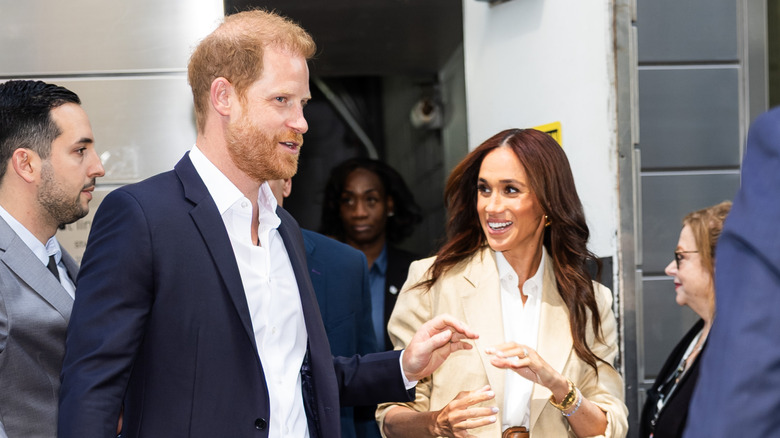 Prince Harry and Meghan Markle at the 2025 Time100 Summit