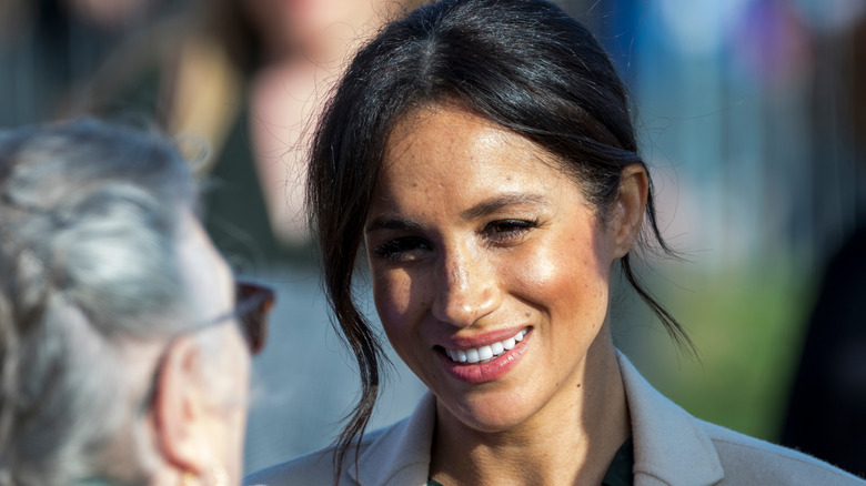 Meghan Markle smiling