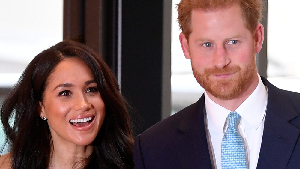 Meghan Markle and Prince Harry at an event