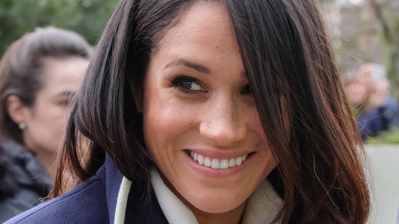 Meghan Markle smiling