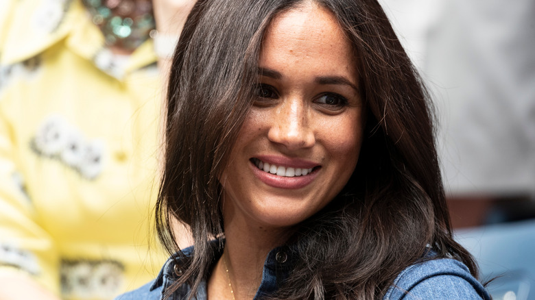 Meghan Markle smiling 