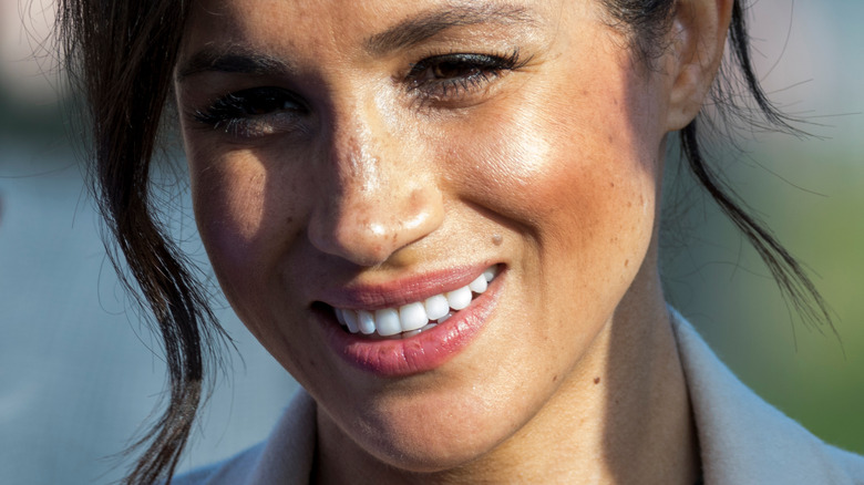 Meghan Markle smiling 