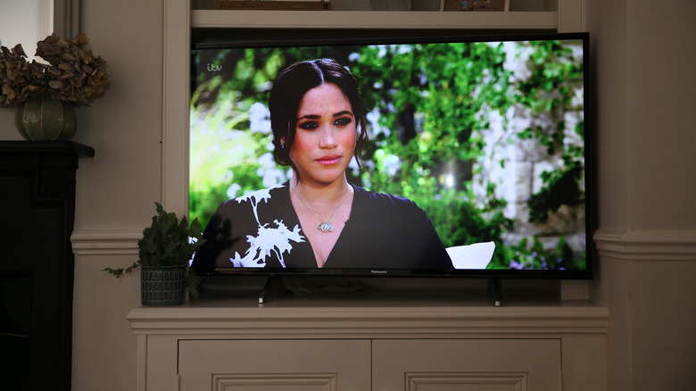 Meghan Markle during her interview with Oprah Winfrey