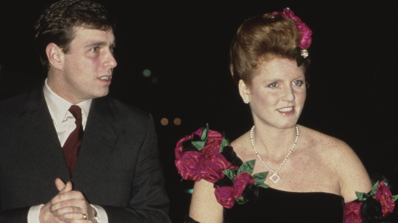 Sarah Ferguson dressed up with Prince Andrew in 1988