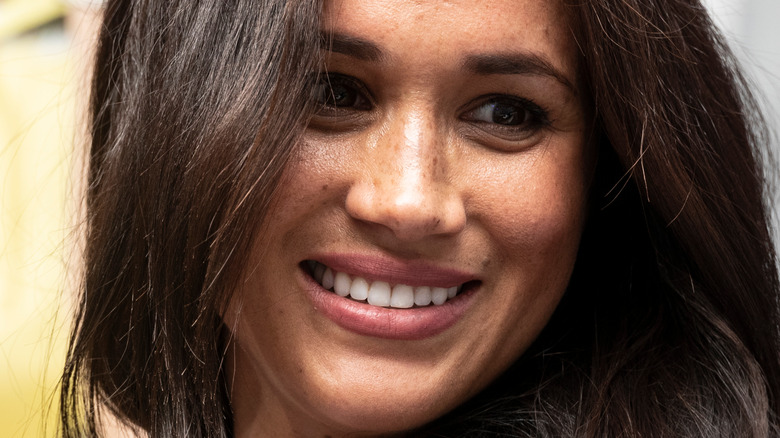 Meghan Markle smiling 